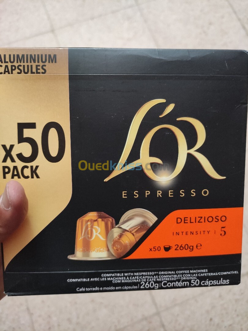 Boîte de 50 capsules l'or barista 5 et 8 