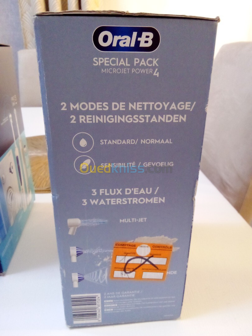 HYDROPULSEUR OXIJET ORAL B sans fil 