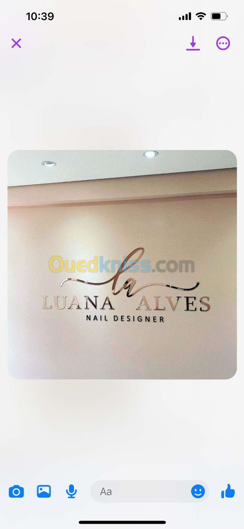 Logo mural 3d brillant 