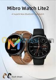 Smartwatch Mibro lite2 : Double bracelet, Ecran Amoled, Appel HD Blutooth
