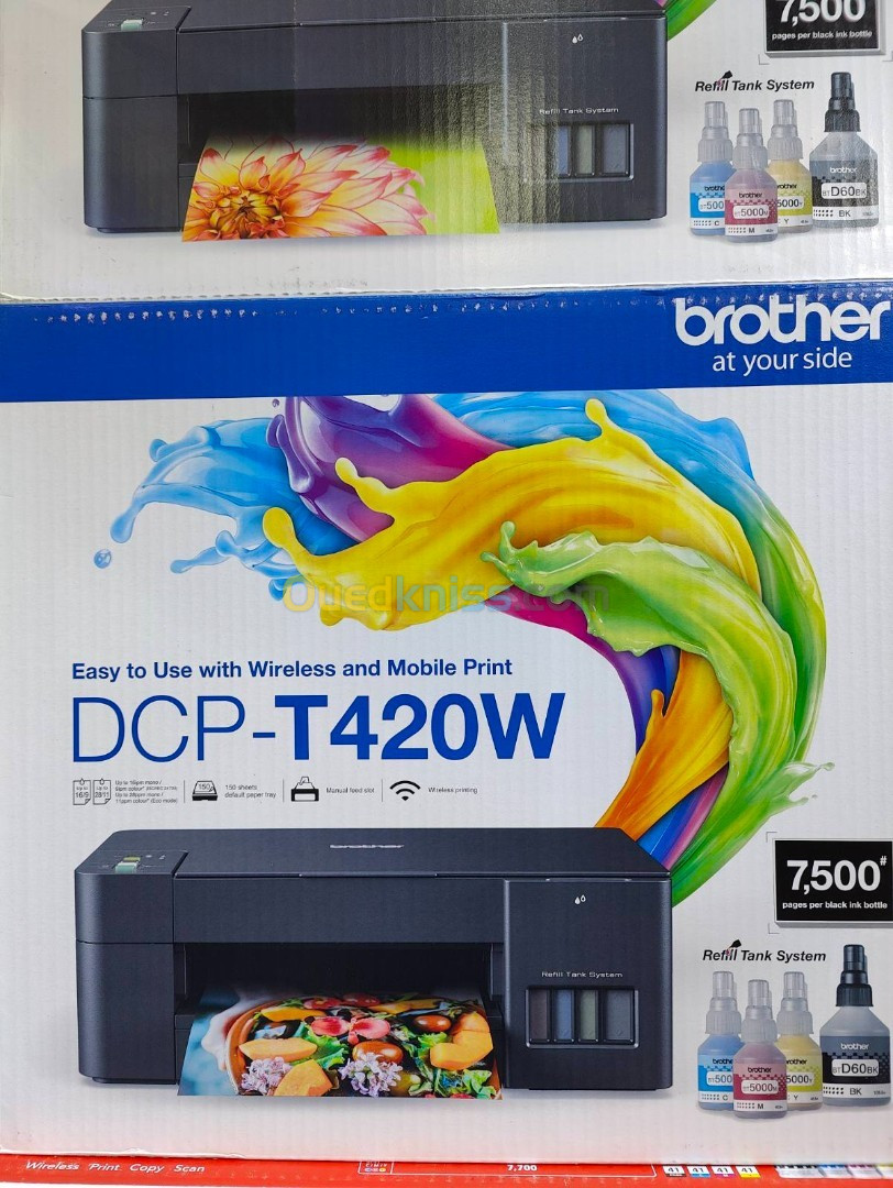 IMPRIMANTE BROTHER MULTIFONCTION DCP T420W -WIFI-