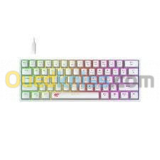 CLAVIER HAVIT GAMENOTE KB881L RGB MECANIQUE WHITE