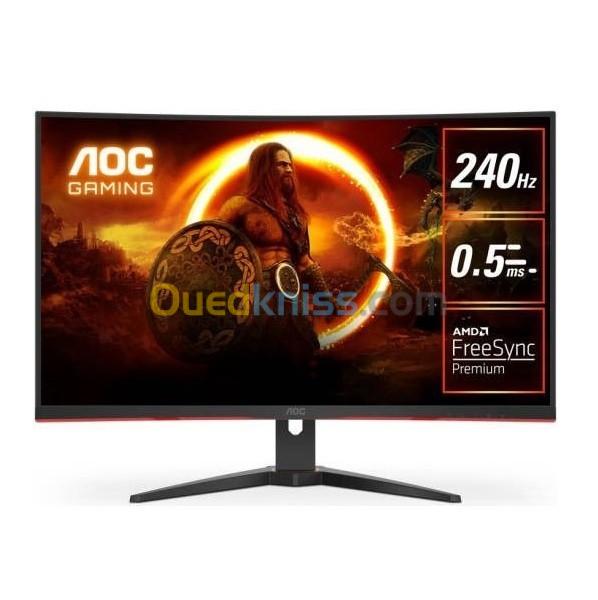 Ecran AOC C32G2ZE 32"  240Hz  0.5Ms  Curved 