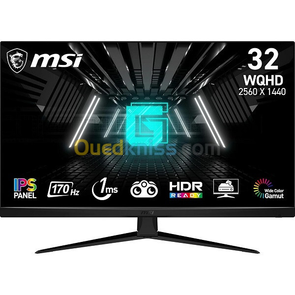 MSI 31.5 G321Q 170HZ QHD IPS 1MS 1xDP1.4/ 2xHDMI 2.0b 