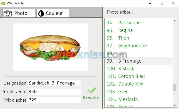 Logiciel de Gestion : Fast Food, Pizzeria, Restaurant, Pêcherie, Cafeteria, Crèmerie, Pâtisserie