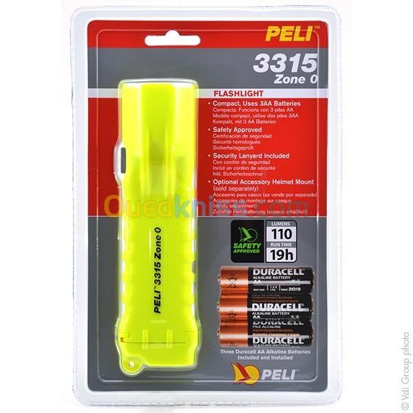 Lampe torche A PILE PELI 3315 ATEX zone 0 (génération 2)