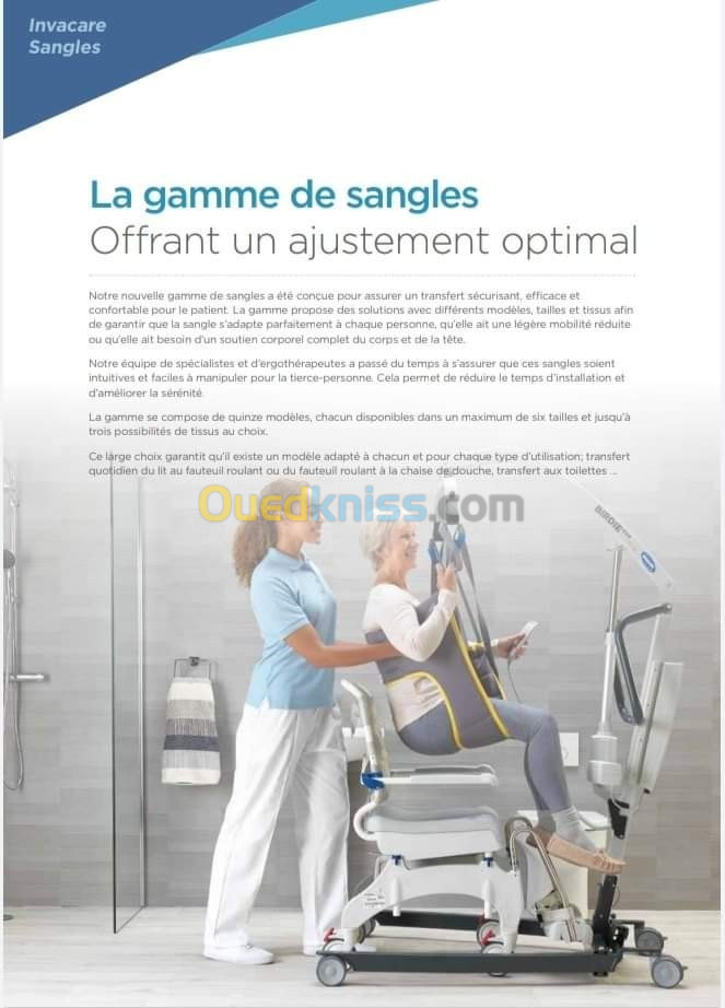 Lève personnes sangle Iza compact invacare