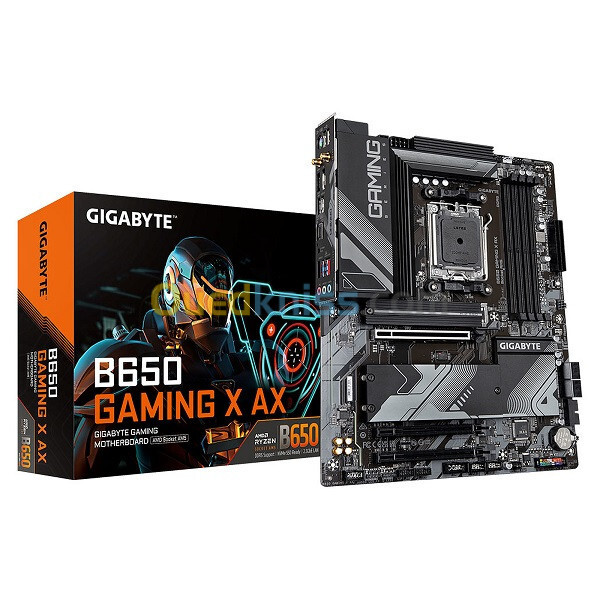 Gigabyte B650 GAMING X AX ATX Socket AM5 AMD B650 4 x DDR5 M.2 PCIe 4.0 