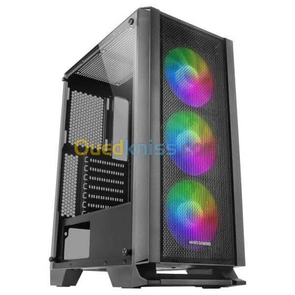 MARS GAMING MC-C BLACK ATX 3 X 12CM FARGB FAN 