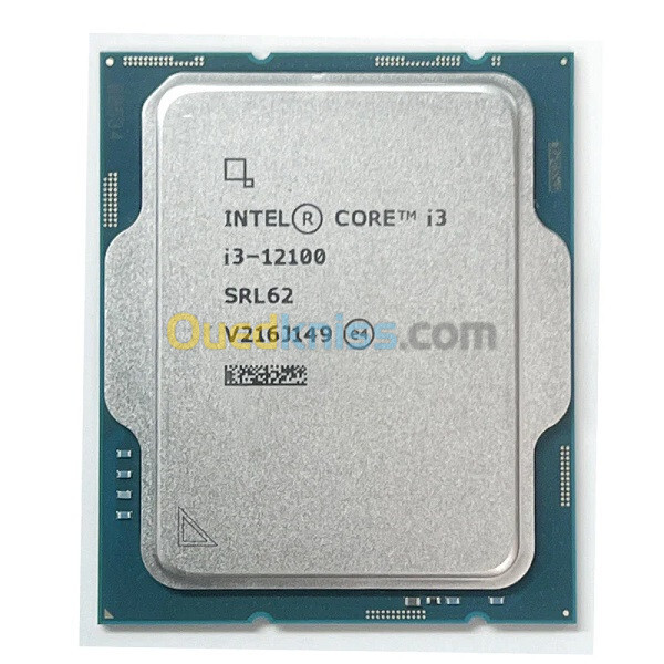 INTEL 1700 I3 12100 4-COEURS 8-THREADS 3.6GHZ 6MO CACHE 65W TRAY + VENTILO (RECUPERATION) 