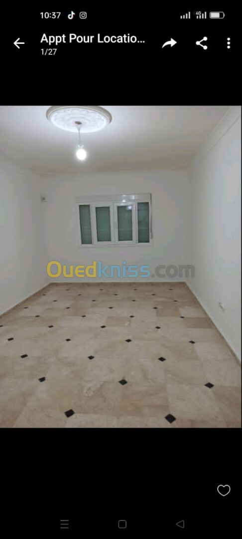 Location Appartement F3 Alger Baba hassen