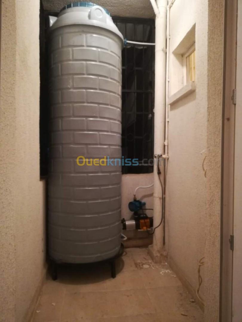 plombier installation chauffage climatiseur sanitar gaz citern pompe A domicile تركيب خزانات المياه