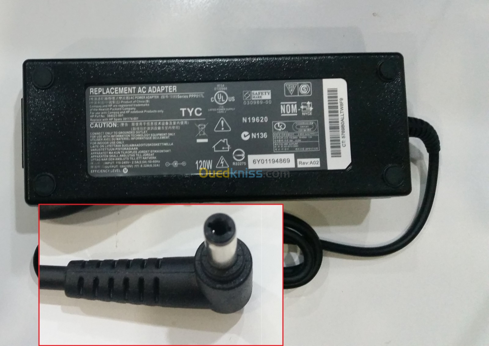 Chargeur Laptop Toshiba