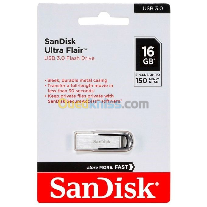 Clé USB SanDisk Ultra 3.0 Flash Drive 16 Gb