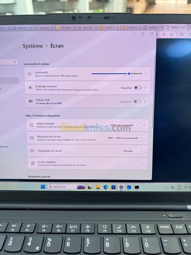 LENOVO X1 CARBON 14''3K I7-12TH EVO 32RAM 1TB SSD PROCESSEUR P INTEL IRIS XE GRAPHIC