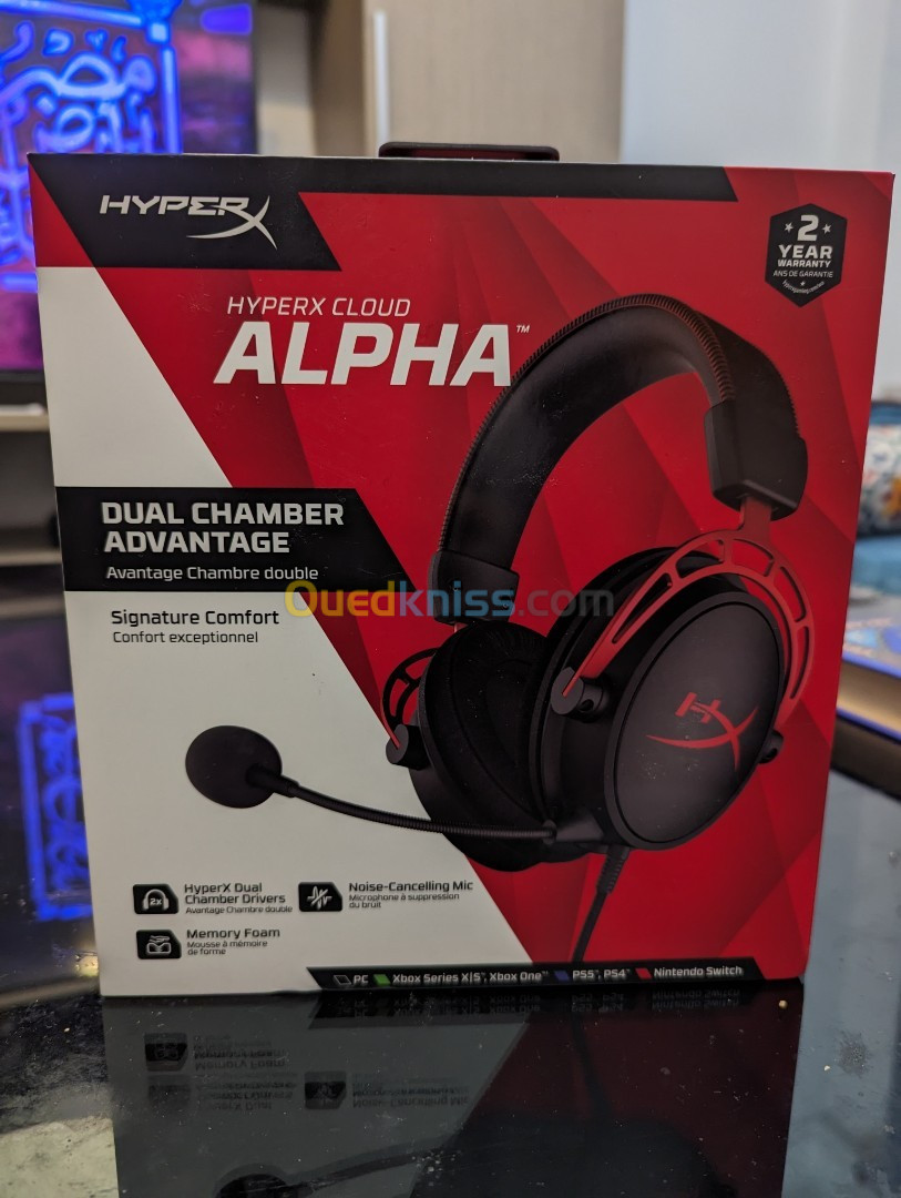 Casque hyper X cloud alpha 