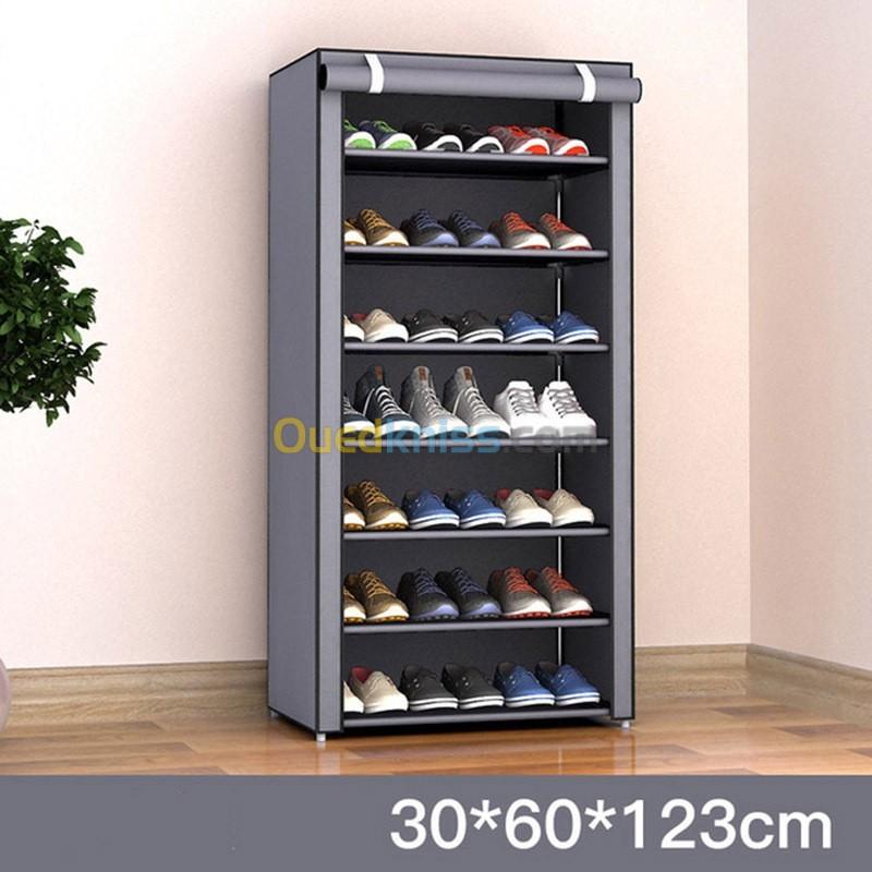 Armoire Chaussures 5 niveaux étagères 15 paires ou plus très pratique pour  Salon, Chambre et Entrée