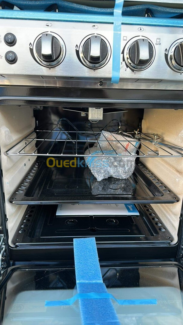 Cuisinière midea 4 feux ventilé / 5 feux inox 