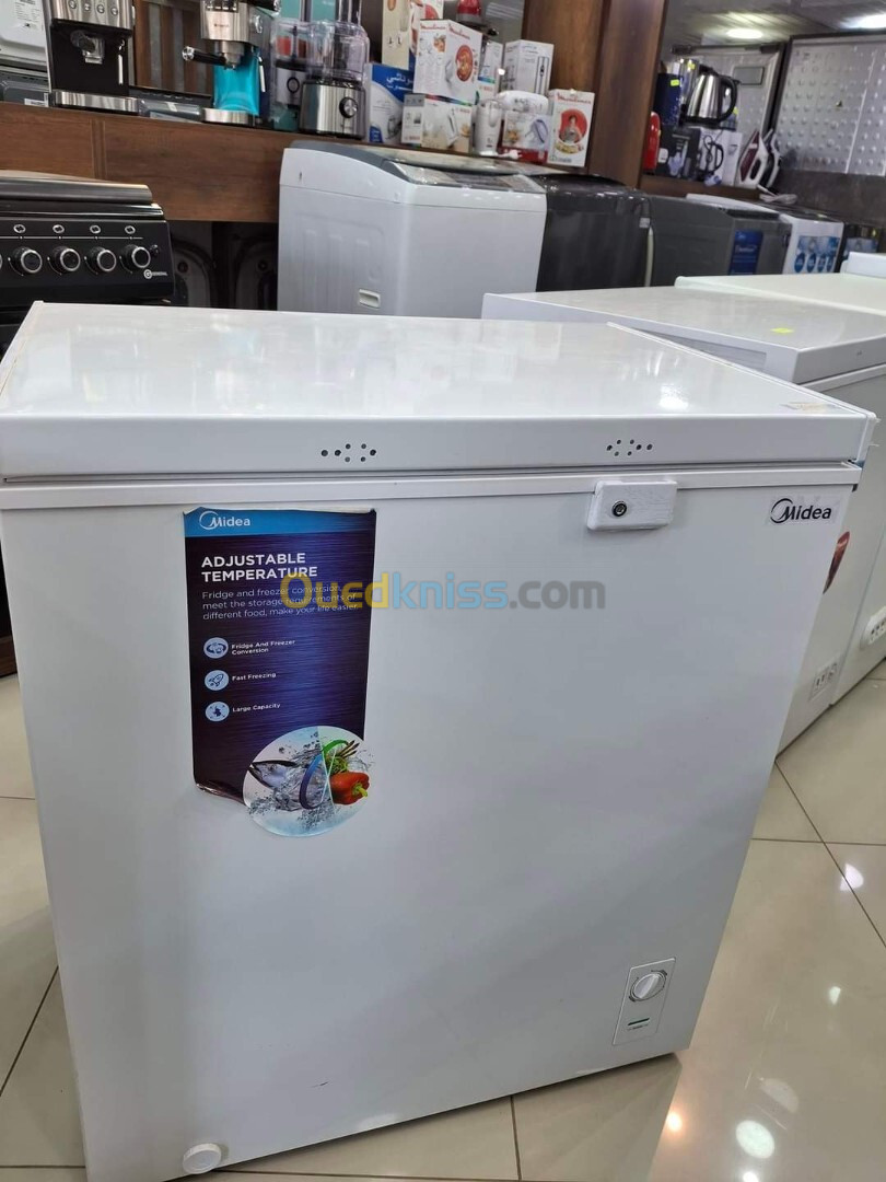 Congélateur midea horizontal 180l 260litre 