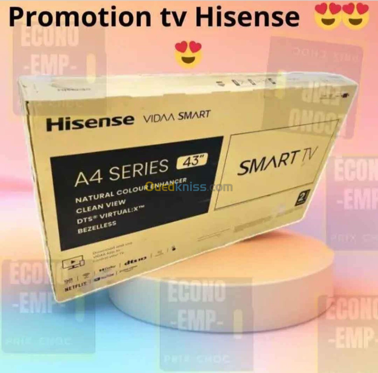 Promotion hisense tv ultra hd smart 43