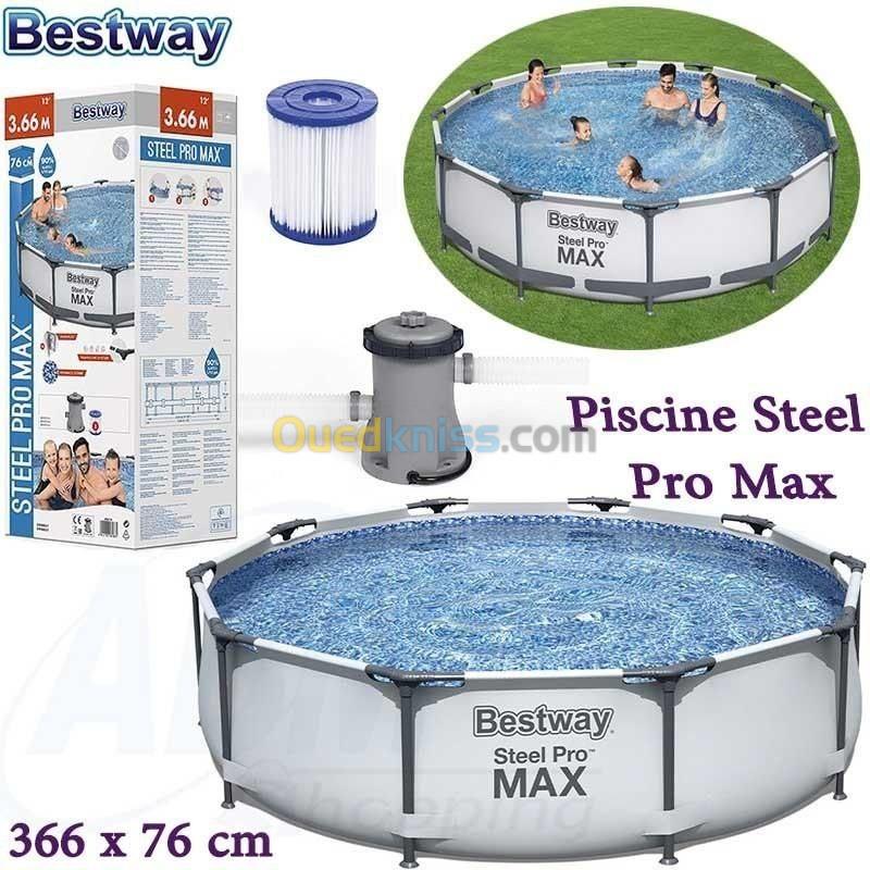 Piscine Bestway  56416 - steel Pro - pompe et filtre