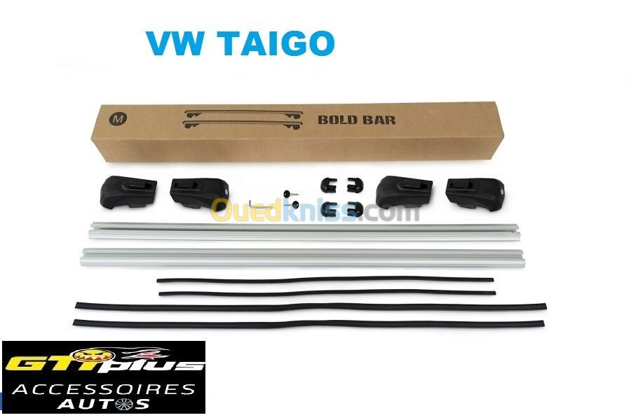 Barres de toit transversales pour VW TAIGO