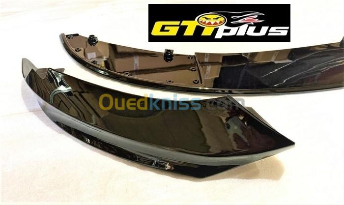 Lame spoiler avant pour BMW Série 4 F36 look MPerformance noir verni