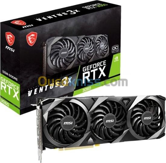 MSI RTX 3060 VENTUS 3X BLACK 12G OC GDDR6