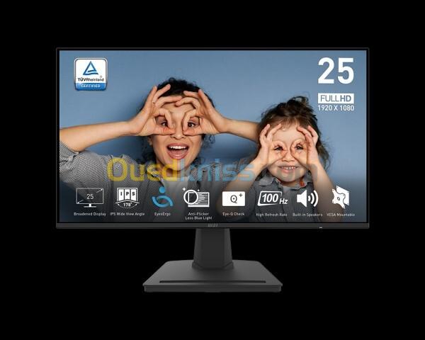 ECRAN MSI PRO MP252 24.5" IPS 100Hz