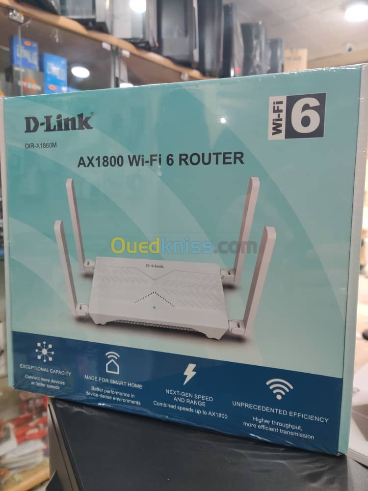 ROUTER D-LINK AX1800 WIFI 6 DIR-X1860M