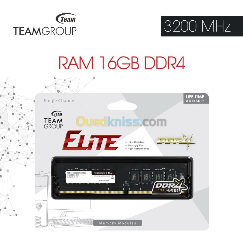 RAM TEAMGROUP ELITE 16G DDR4 3200MHz