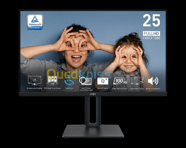 ECRAN MSI PRO MP251P 24.5" IPS 100Hz