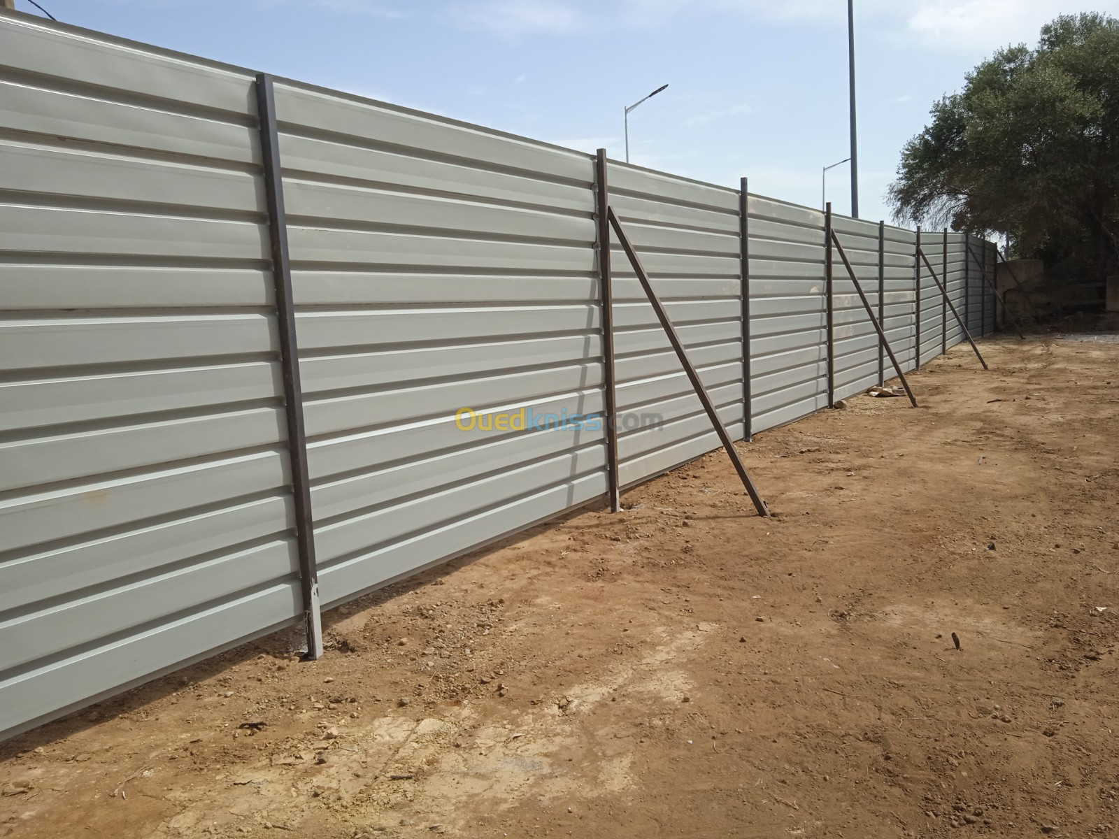 Installation clôture de chantier