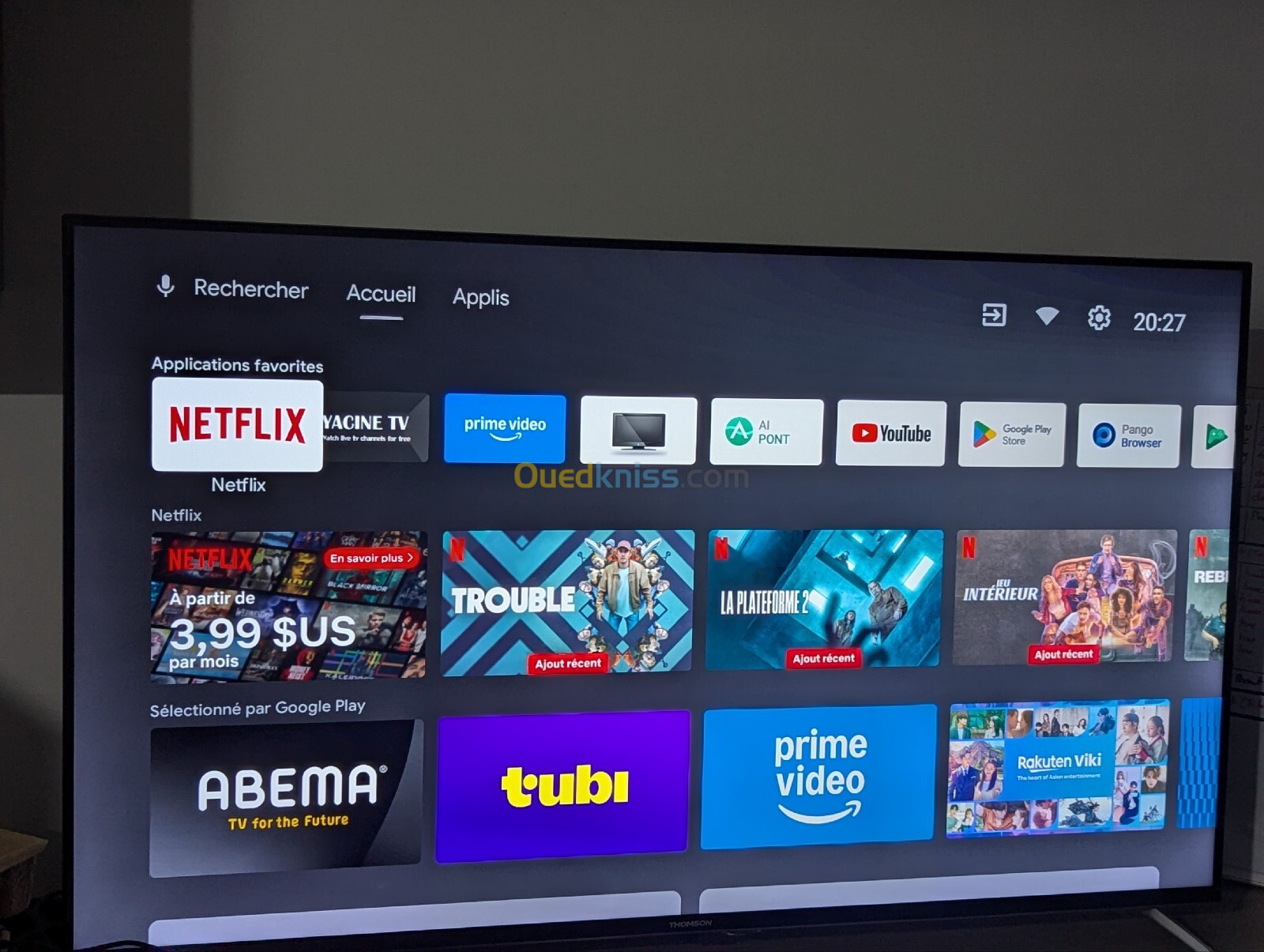 Smart TV Thomson 55 pouces 4k Android 