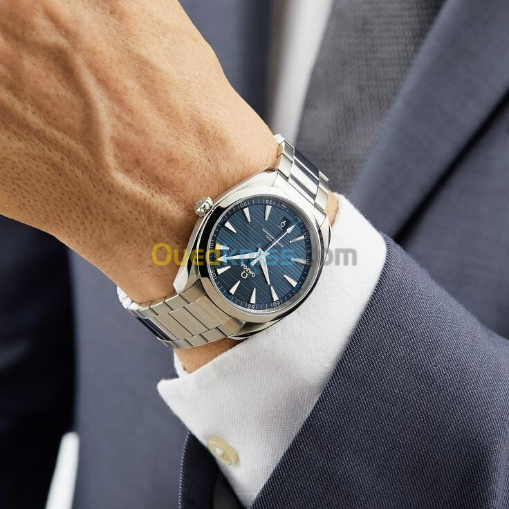 Montre Omega Seamaster Aqua Terra bleu (Coffret)