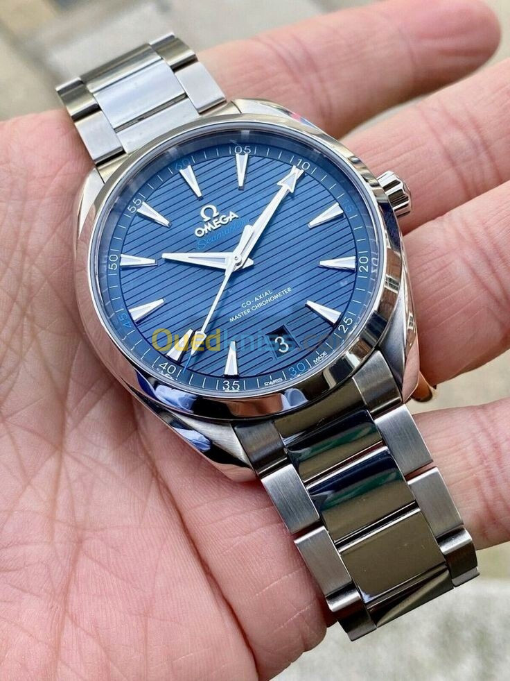 Montre Omega Seamaster Aqua Terra bleu (Coffret)