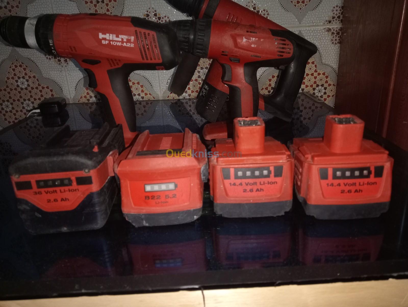 Déférent modèle Hilti 