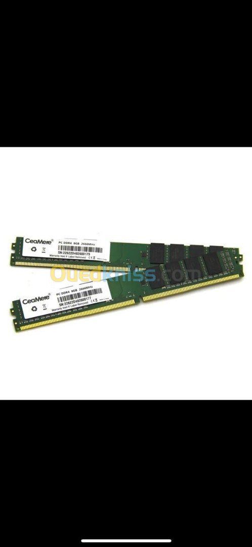RAM PC BUREAU 8 Gb DDR4 2666 mhz