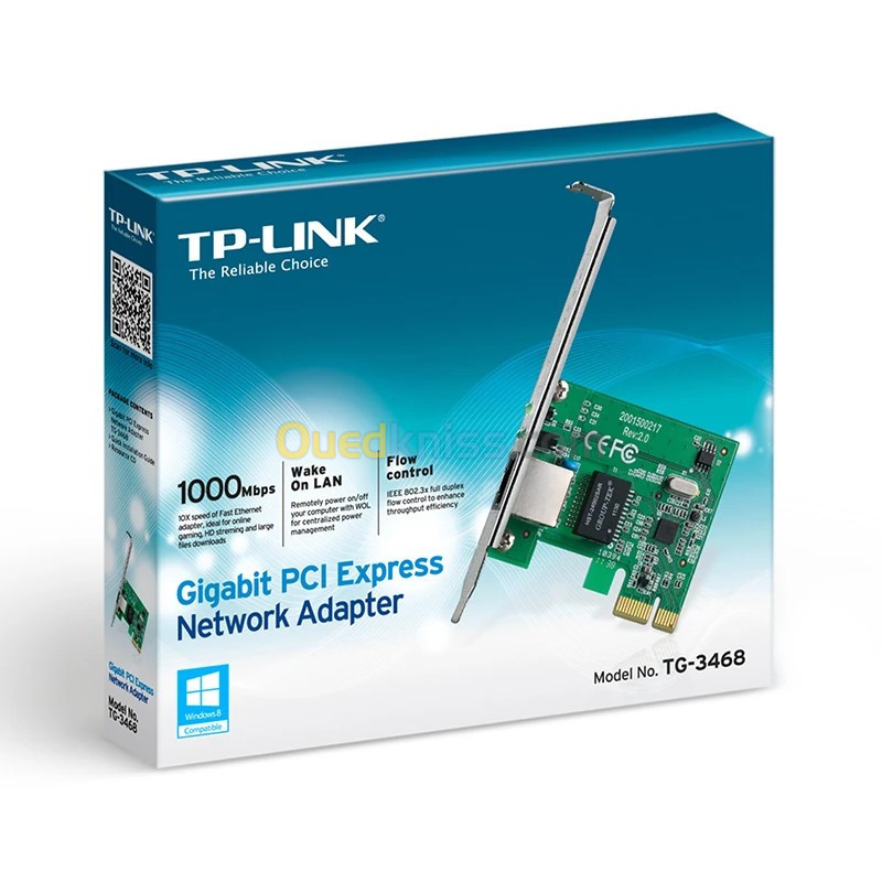 Carte Réseau TG-3468 Gigabit PCI Express