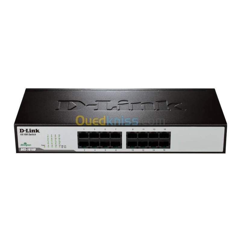 Switch Rackable 16 ports 10-100Mbps D-Link DES-1016D