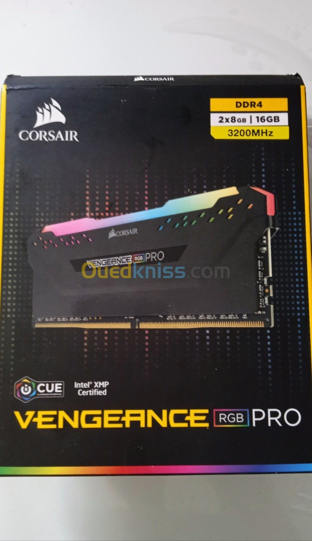 RAM VENGEANCE RGB PRO 16GB (2x8 Gb) DDR4 3200Mhz 