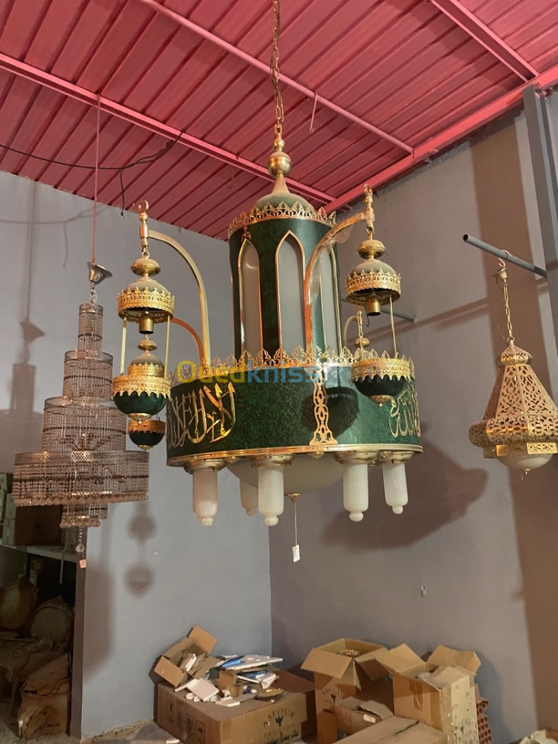 Lustre en crystale pour mosquée