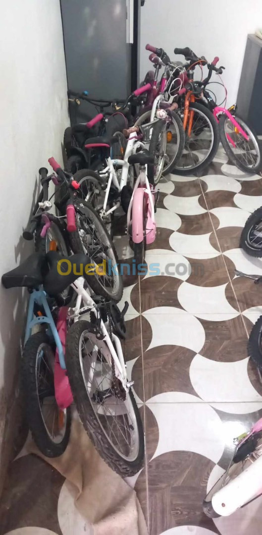 Lot vélos enfants et adultes 