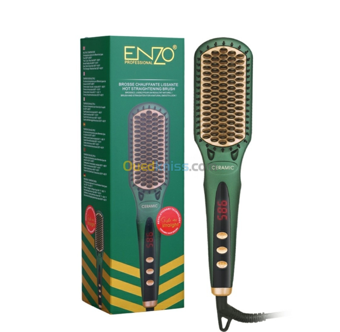 مشط حراري /  Brosses chauffantes ENZO Straight Garden 985F