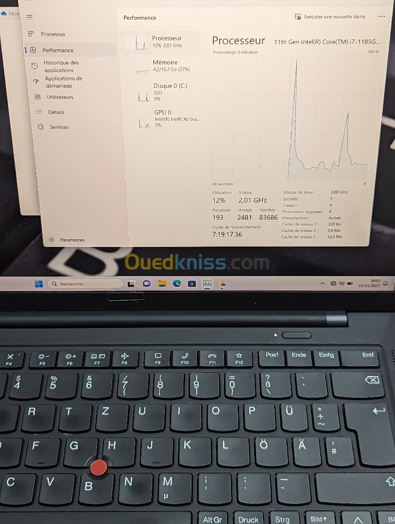 LENOVO X1 CARBON I7 11EME TACTILE 