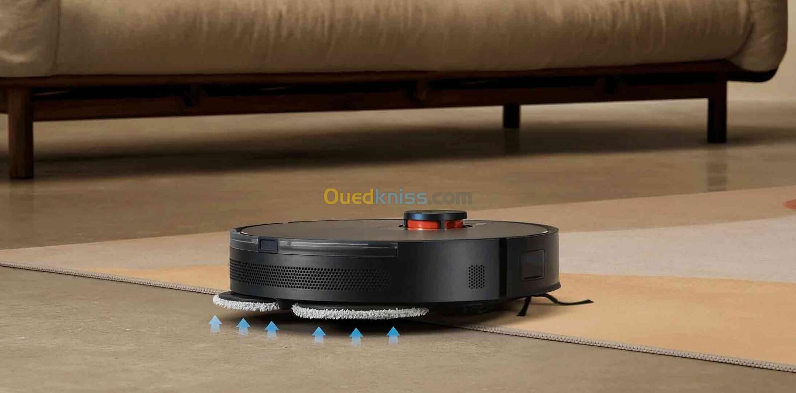 Robot Xiaomi laveur aspirateur S20+ : 6000 Pa avec station de recharge auto, serpillières rotatives