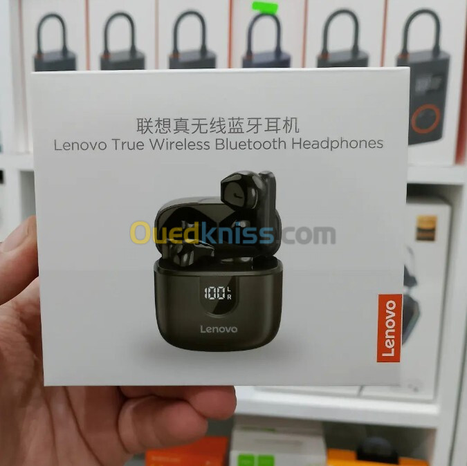 Lenovo Écouteurs sans fil EA120 True Bluetooth 5.4, longue portée BLANC