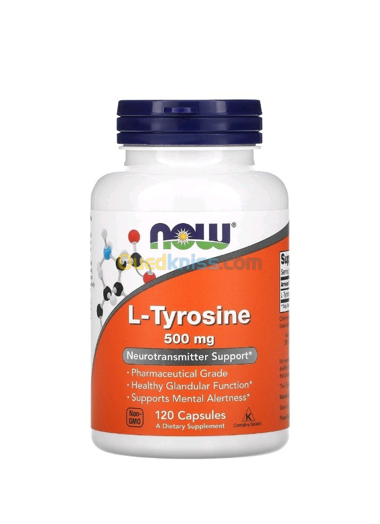 L-TYROSINE, 500MG NOW