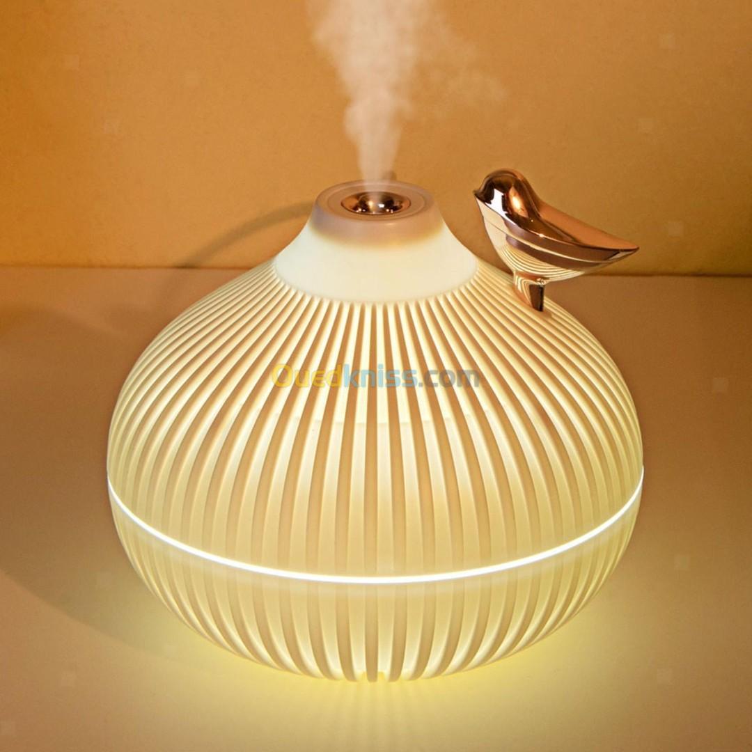 Mignon petit oignon humidificateur avec lampe LED USB ultrasonique silencieux 300ml