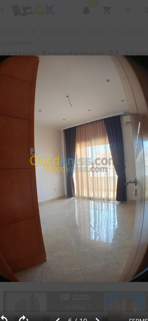 Location Appartement F4 Alger Ouled fayet